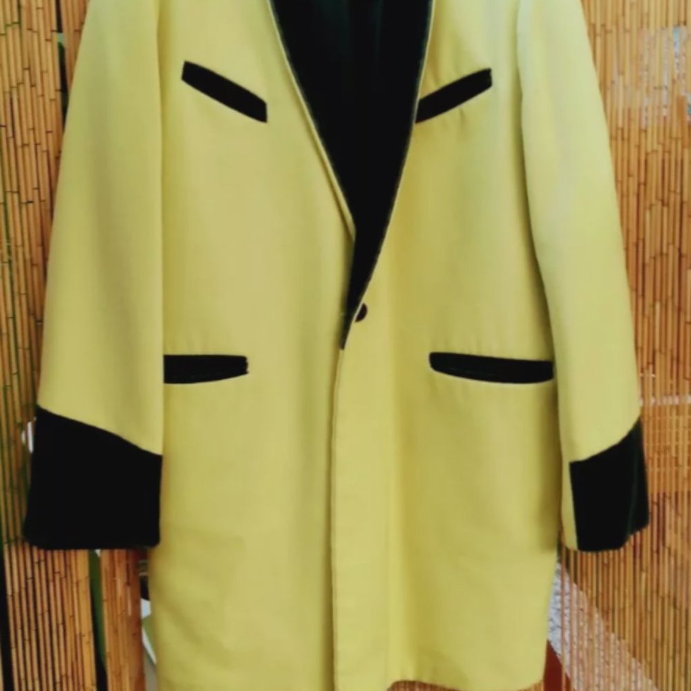 Rockabilly drape coat jacket